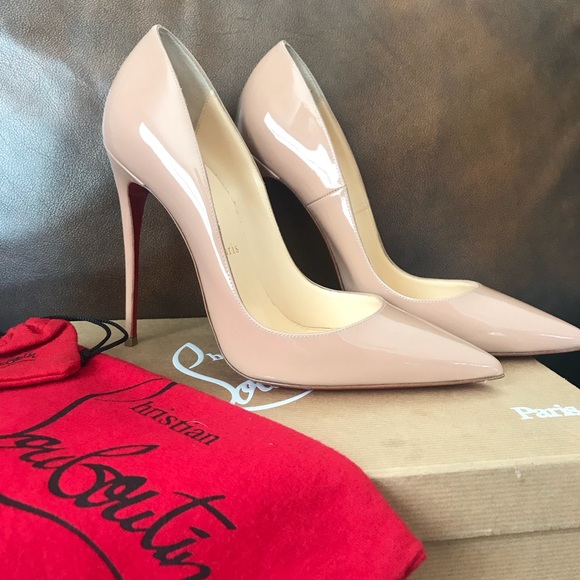 Christian Louboutin So Kate patent nude - Picture 8 of 8